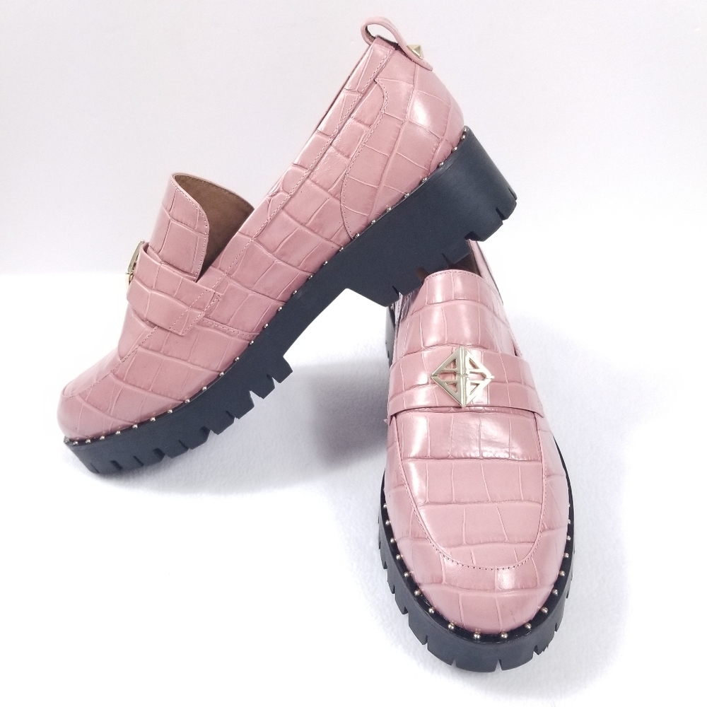 Antonio Melani Pink Loafers women's shoes size 11